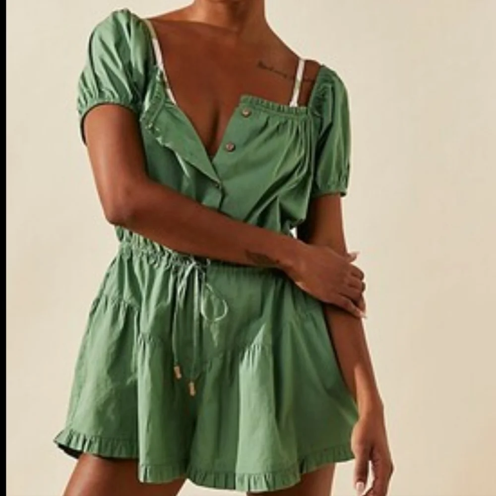 Free People A Sight For Sore Eyes Cotton Romper